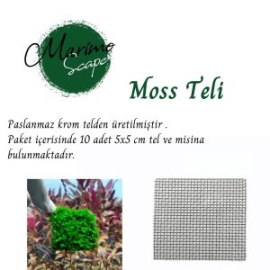 Moss teli (10 adet 5x5cm)