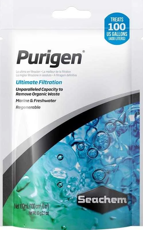 seachem purigen 100 ml filtre malzemesi premium sentetik absorbent filtre malzemeleri seachem 5104 17 B